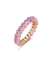 Forever Creations 14K 4.00 ct. tw. Sapphire Eternity Ring