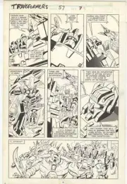 Transformers #57 Pg 9 Jose Delbo Scorponok Decepticons
