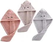ADOCARN 1 Set Dry Hair Cap Shower Cap Shower Towel Water Absorbent Towel Dry Hair Wrap Thicken Bath Towels Hair Drying Towel Absorbent Hair Towel Salon Washcloth Hand Towels Dry Towels