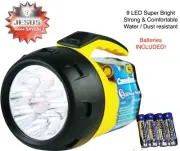 Camelion 9x LED Search Lamp Light Torch 4x AA Battery 4AA included like Dolphin