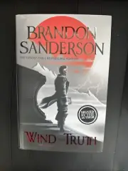 SIGNED Brandon Sanderson Autographed Book - Wind and Truth (UK Ed) *see descript