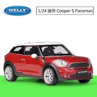 在飛比找蝦皮商城精選優惠-模型車 1:24 寶馬MINI Cooper S Pacem