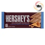 18x Bars Hershey's Crunchy Waffle Cone Pieces Creamy Chocolate Candy | 1.4oz
