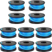 Eyoloty 71-85937 8Ft 0.065" Replacement Trimmer Line Spool Compatible with Craftsman 071-74815, 071-71816, 071-74324 String Trimmer Weed Eater,Auto Feed Spool Twisted Spiral Line 10 Pack