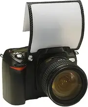 LumiQuest SoftScreen LQ-051M with UltraStrap - Features Flash Diffuser Softscreen, Softens Harsh Light, Reduce Red Eye from Pop-up Flashes - Perfect for Photographers, Travelers and Hobbyist (White)