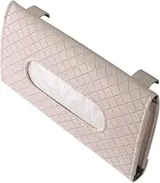 Tissue Holder for Sun Visor, Tissue Holder for Sun Visor - Dispenser for Car Tissue Box | Leather Tissue Holder for Rear Seat
