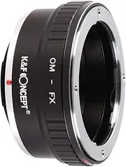 K&F Concept Lens Mount Adapter, for Olympus OM Lens to Fujifilm X Mount FX Camera Body for Fuji XT2 XT20 XE3 XT1 X-T2