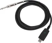 Kisangel Electric Guitar Connection Cable USB to Audio Adapter for Professional Instruments Durable Design for Keyboards Speakers and Electric Guitars