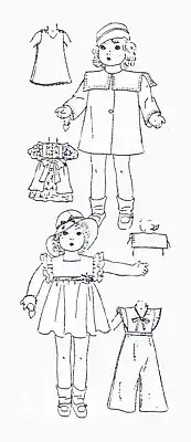 18" Doll Clothing Pattern #443