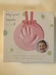 Fathers Day tiny ideas babys print keepsake hand kit Pearhead pink