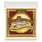 Ernie Ball Earthwood 5-String Banjo Bluegrass Loop End 80/20 Bronze Acoustic Gui