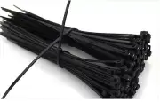 100pcs 20cm Nylon Plastic Zip Trim Wrap Cable Loop Ties Aeromodelling Self-Lock