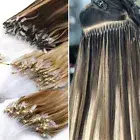 THICK Loop Micro Ring Beads Tips Ombre 100% Remy Human Hair Extensions 200S 200g