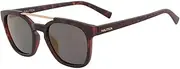 [NAUTICA] Men's N3638sp Rectangular Sunglasses, Matte Dark Tortoise/Brown Polarized, 54 mm