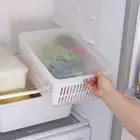 Transparent Fridge Storage Box Plastic Drain Basket Refrigerator Organizer