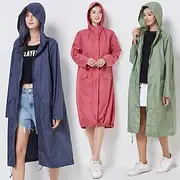 Men's Women's Rain Poncho Waterproof Hiking Jacket Rain Jacket Summer Outdoor Waterproof Breathable Quick Dry Lightweight Outerwear Windbreaker Raincoat Fishin