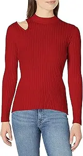 [Skinnygirl] Women's Robyn Cut Out Pullover Sweater