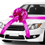 Happy Birthday Car Bow Sweet 16 Big Car Pull Bow Giant Car Gift Wrapping Bow ...