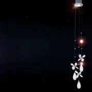 Paradis Pendant Light in Chrome and Clear