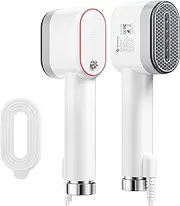 [VASSON] Steamer for Clothes, Handheld Clothes Steamer, 1000W Portable Fabric Steamer, 15 Seconds Ultra-Fast Heat, Ceramic Heating Steamer, for Home Use and Travel