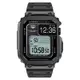 AmBand Apple Watch 專用保護殼 ❘ 黑色軍規級鋼殼 X TPU 錶帶 ❘ 44mm
