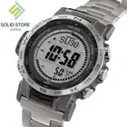 CASIO PRO TREK PRW-35TLD-7JF Climber Line Radio Solar Watch Titanium Band 44.6mm
