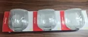 McDonalds 50 Years Of Macca's Wobbling Glasses. "The Fries" x 3 BRAND NEW