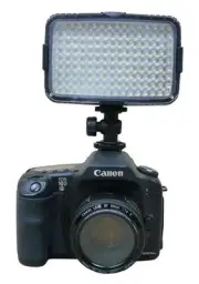144-LED Dimmer Video Light Lamp for Canon Eos Nikon Camera Brightness Adjustable