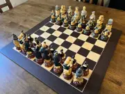 SAC American Civil War Chess Set - Hand Painted (Studio Anne Carlton)