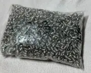 8.5mm x 3mm (2 lbs. 3oz BAG) Antique Silver Cord End Connector Coil Tip Crimps