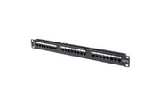 DYNAMIX 24 Port 19'' Cat6 UTP Patch Panel with plastic labelling kit. T568A & T5