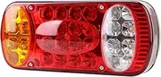 Rear Tail Lights Car Accessories 12V 24V Rear Brake Lamp Trailer Turn Signal Running Lights Taillights Stop Warning Indicator Lorry Van Rear Light Assemblies