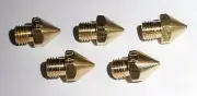 5pcs Creality CR-10S PRO 0.4mm Brass Extruder Nozzle 3D Printer USA SELLER