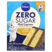 Zero Sugar, Premium Cake Mix, Classic Yellow, 16 oz (454 g)