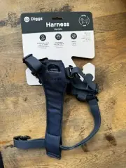 Diggs Dog Adjustable Harness (SMALL) Navy Blue Heavy Duty