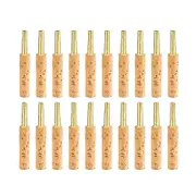 LOOK 20PCS Advanced Oboe Reeds Staple Tubes Oboe Parts 47mm W Cork Wrapped Brass Tube DIY Repair Makers Oboe Reeds Accessories