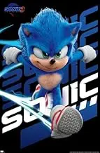 SonicThe Hedgehog3 -Sonic Print Semi-Gloss, Wall Art Print, Perfect for Framing 90x60cm, 24x36" Home Decor Picture large Poster Only