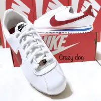 在飛比找蝦皮購物優惠-NIKE CORTEZ BASIC LEATHER 白藍紅 