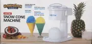 NEW Hawaiian Shaved Ice Snow Cone Machine Kid Friendly Electric Ice Crusher S700