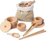 WUISOLQP Engage Kids in Learning Through Play with Sensory Set Cutlery Play and Learn at Same Time Children Can Toys to Transfer