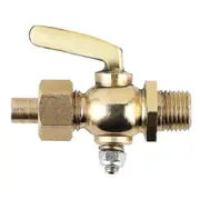 Fit Classic Vintage Motorcycle Brass Petrol Fuel Tap 1/4"-1/4" Bsp 30005 S202412305484