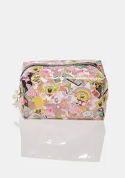 [Skinnydip] X Spongebob Sticker Makeup Bag