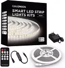 White LED Strip Lights 16.4Ft Dimmable Smart Light Strip 6500K Bright Daylight