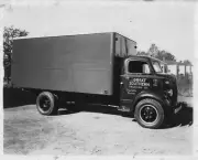 1939 Ford COE with Rock Hill Body Co Van Body Press Photo and Release 0552