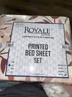 Royale Linens Printed Sheet Set Size Full