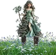 Yard Stakes - 2D Flat Outdoor Fairy Stake Decor | 20cm 7.87 Inches, Weather-Resistant, Decorative Art Ornament for Yard Lawn Patio Backyard Flower Bed