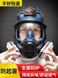 在飛比找樂天市場購物網優惠-防毒面具全面罩噴漆打磨防護全臉專用頭罩防塵防護面罩毒氣罩防煙