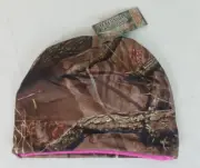 Camo Beanie Women Reversible Camo Pink 1 Size Muddy Water Brand Tree