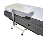Overbed Table: Wheeled Table for Books, Laptops and Meals