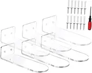 VILLFUL 6 Pack Floating Sneaker Display Wall Shoe Holder Elegant Shoe Rack for Home Save Space Organize